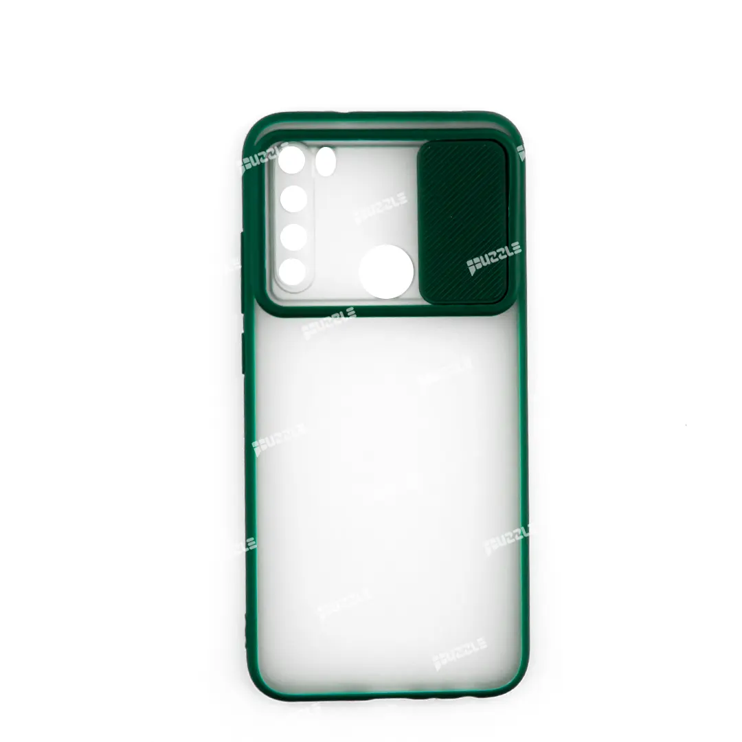 کاور محافظ لنز دار پشت مات مناسب برای شیائومی Mi Note 8