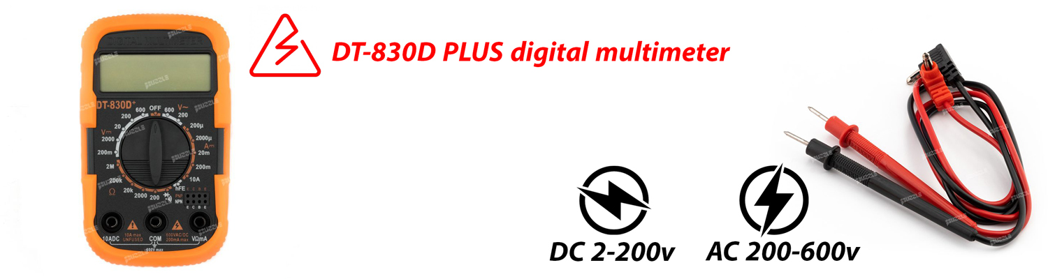 مولتی متر دیجیتال مدل DT-830D PLUS - DT 830D PLUS digital multimeter