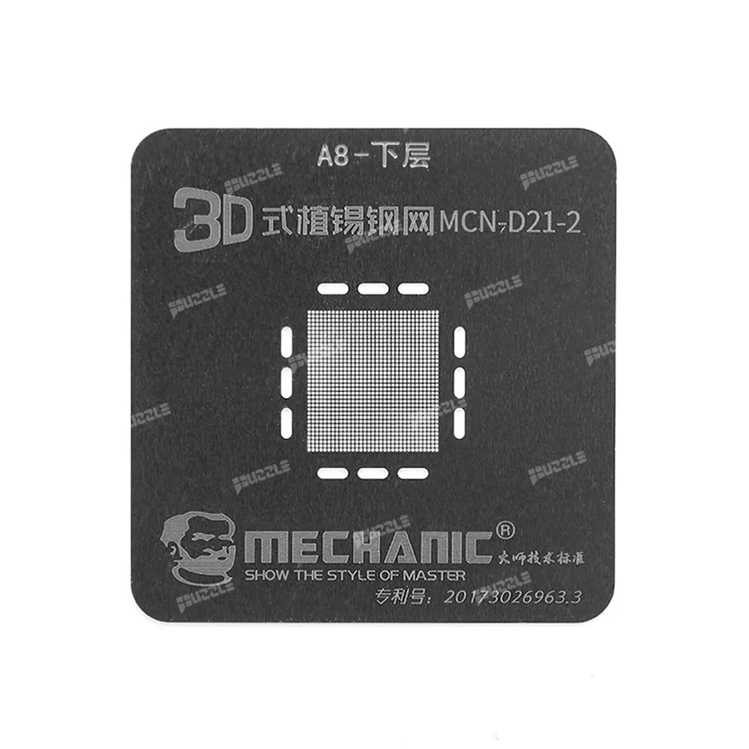 شابلون 3D CPU آیفون 6G / 6 Plus مدل Mechanic A8