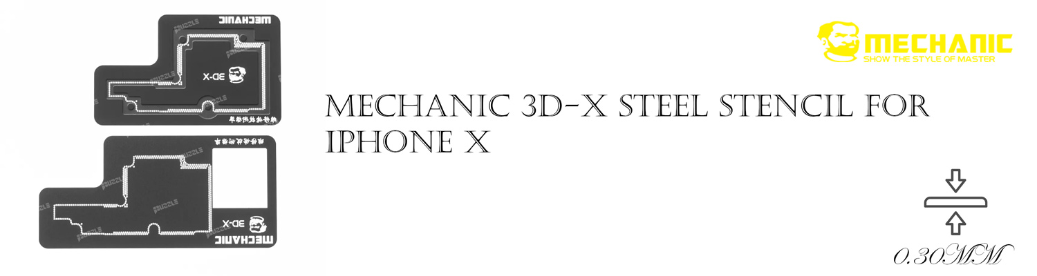 شابلون بورد طبقات آیفون X مدل Mechanic 3D-X