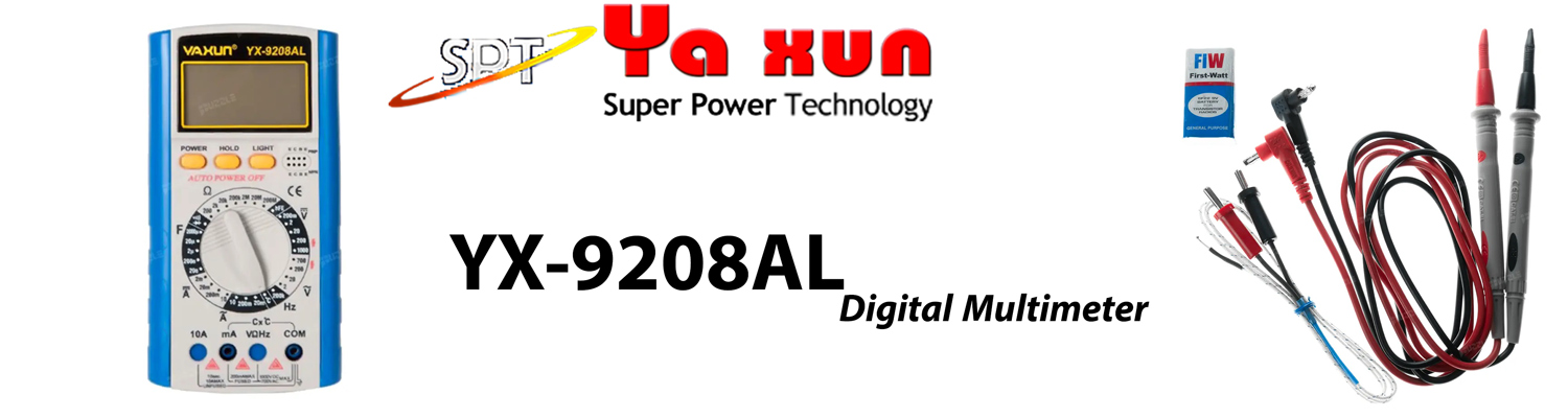مولتی متر یاکسون دیجیتال Yaxun YX-9208AL