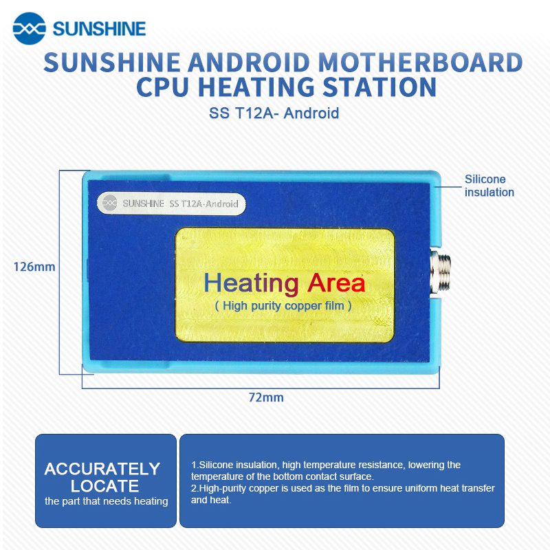 ماژول بورد اندروید پری هیتر Sunshine SS-T12A Android