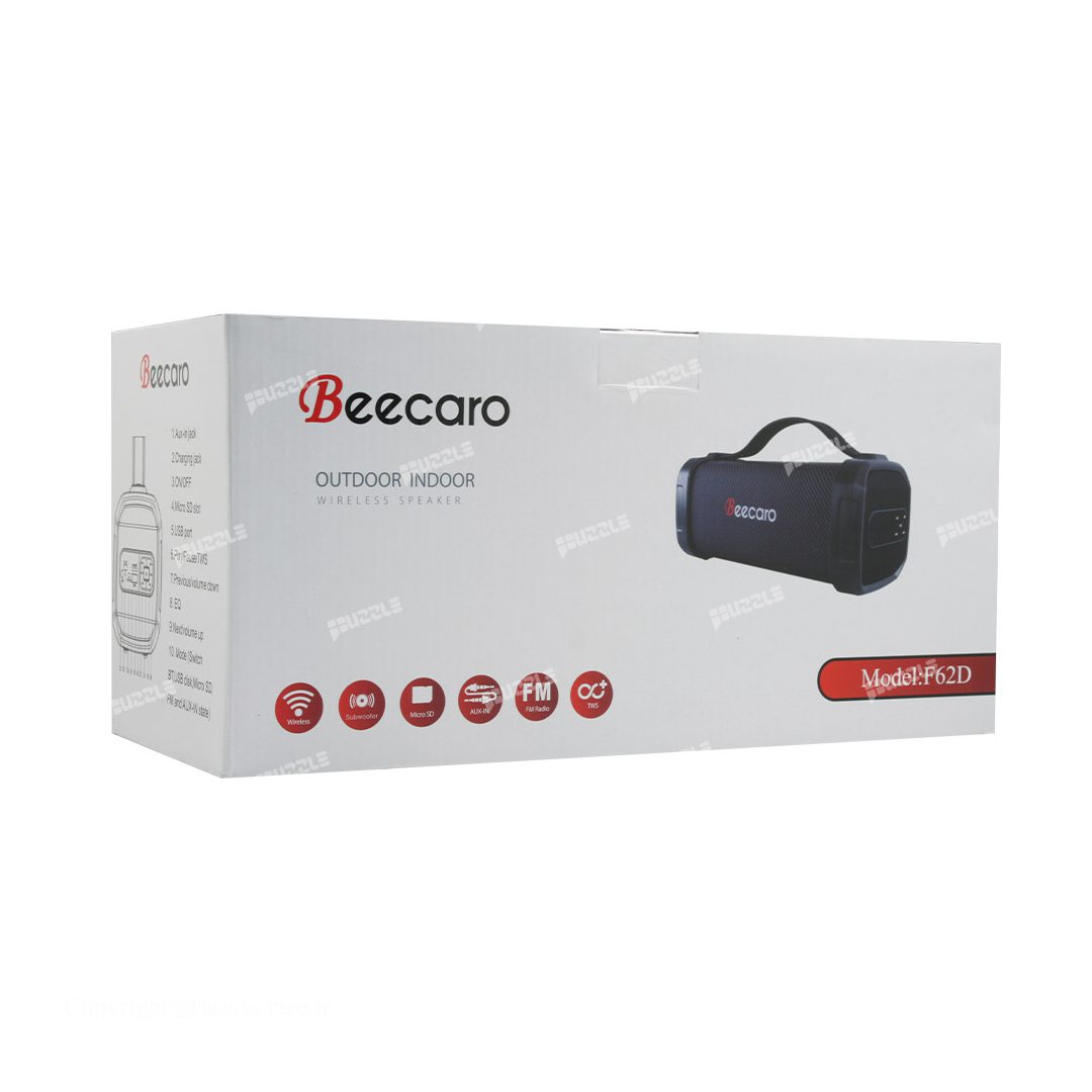 اسپیکر بلوتوث BOOM BOX بیکارو Beecaro F62D