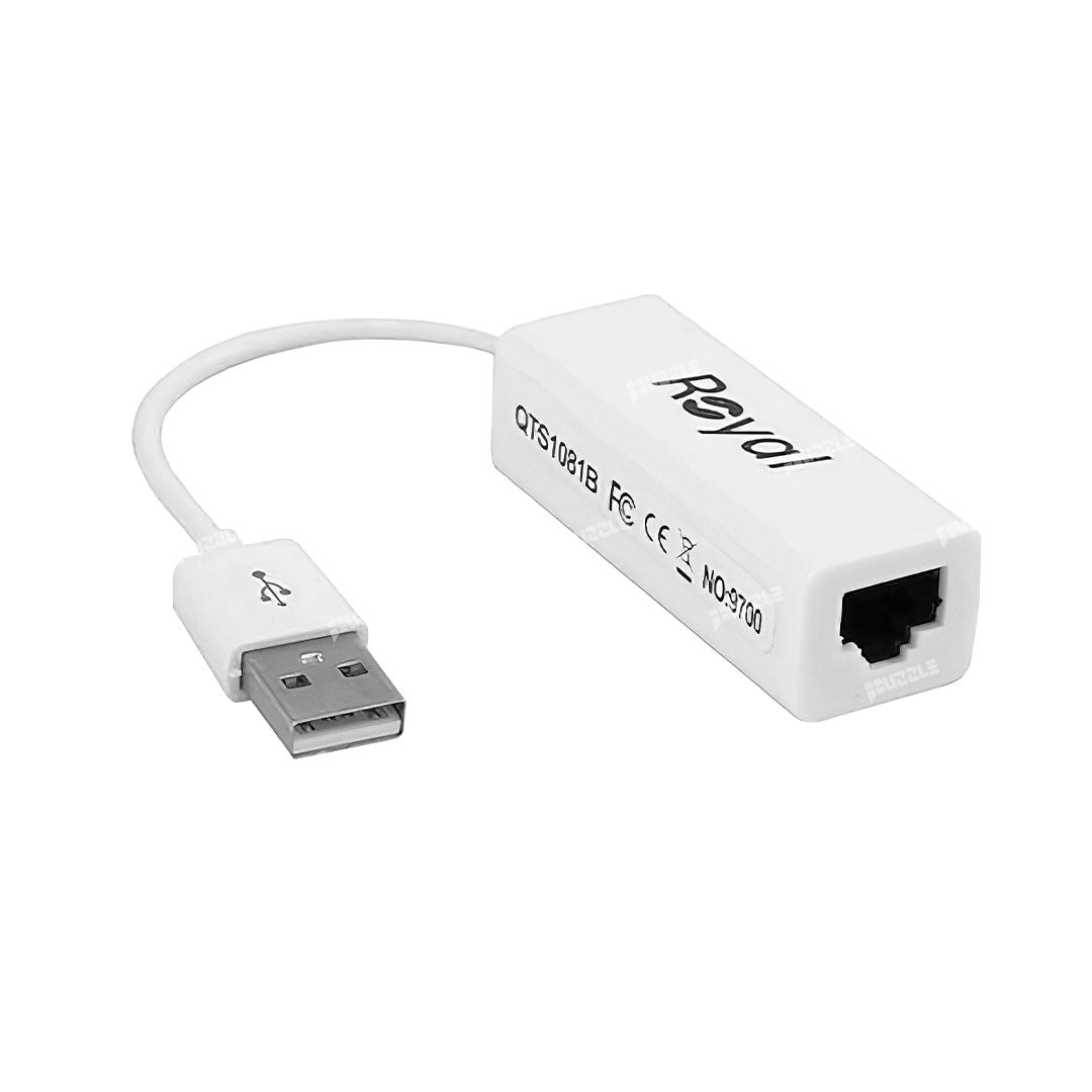 تبدیل USB به LAN کابل شبکه Royal RU-201