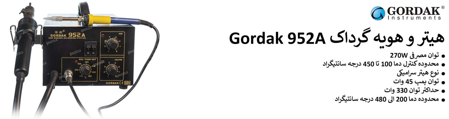 هیتر و هویه گرداک Gordak 952A