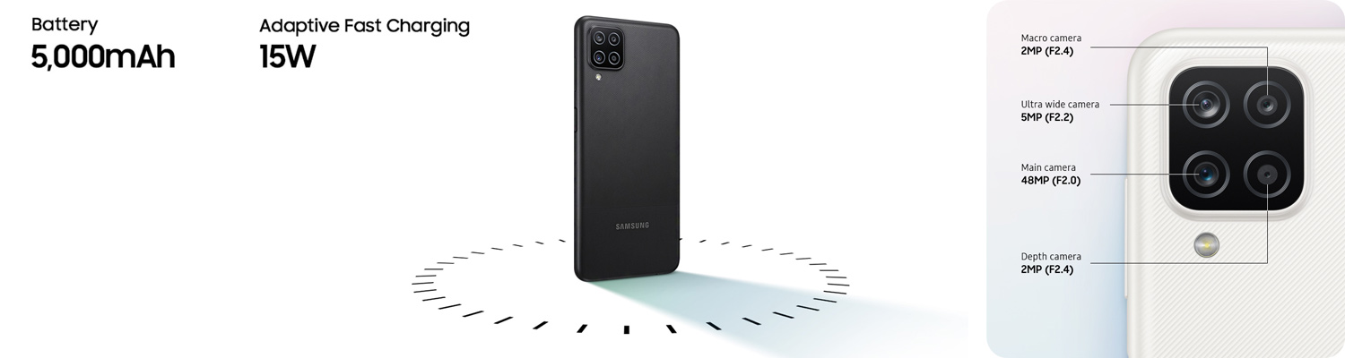 گوشی موبایل سامسونگ Galaxy A12 SM-A125F/DS با ظرفیت 128گیگابایت