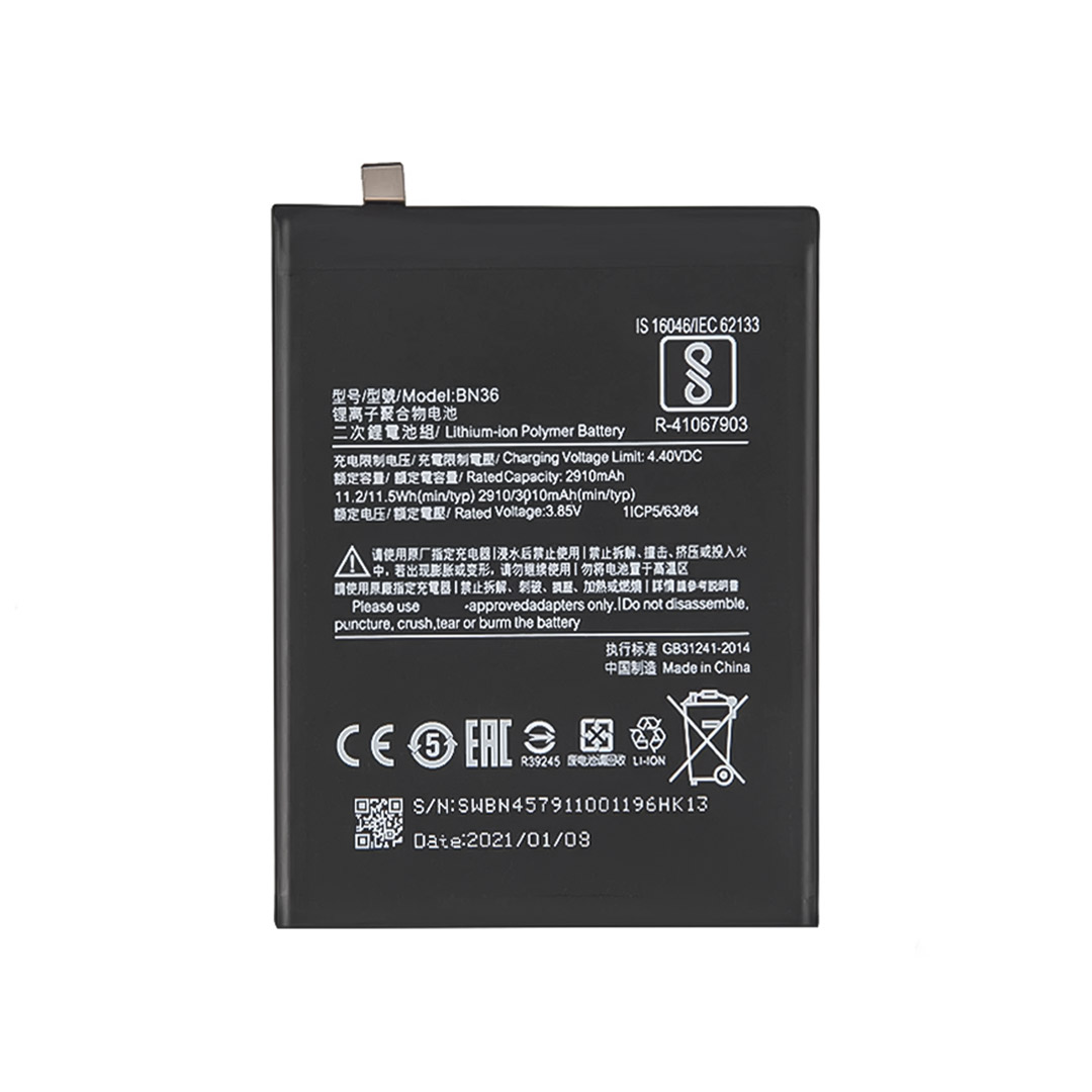 باتری اصلی شیائومی Xiaomi Mi A2 / Mi 6X BN36
