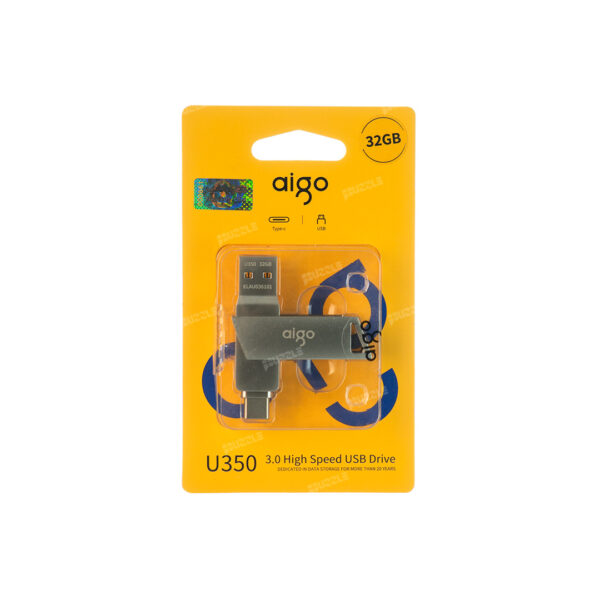 فلش او تی جی تایپ سی ایگو 32 گیگابایت Aigo U350 USB 3