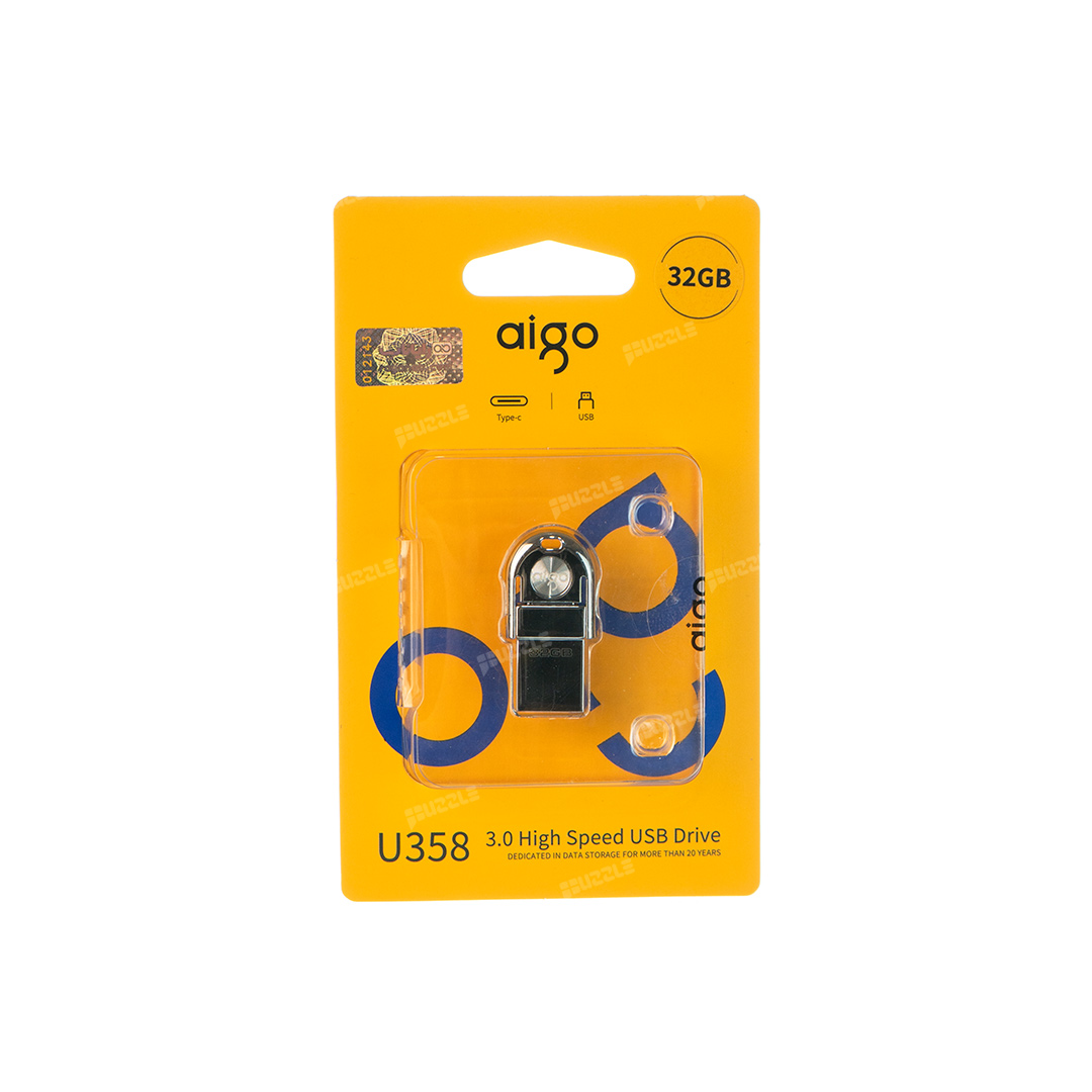 فلش او تی جی تایپ سی ایگو 32 گیگابایت Aigo U358 USB 3