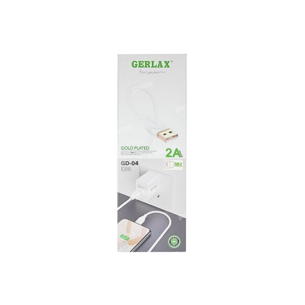کابل شارژ تایپ سی جرلکس Gerlax GD-04 - Gerlax GD 04 Type C charging cable 01