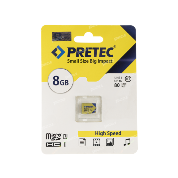 رم میکرو 8 گیگابایت مدل PRETEC 533X - flash drive pretec 533x 8gig 02