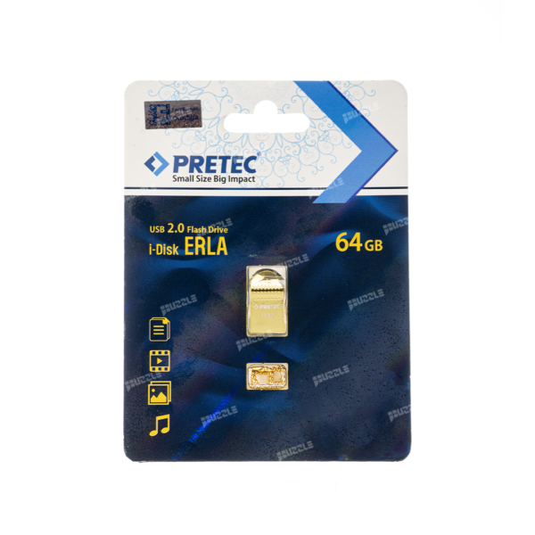 فلش 64 گیگابایت پرتک مدل PRETEC-ERLA - flash drive pretec erla 64gig png