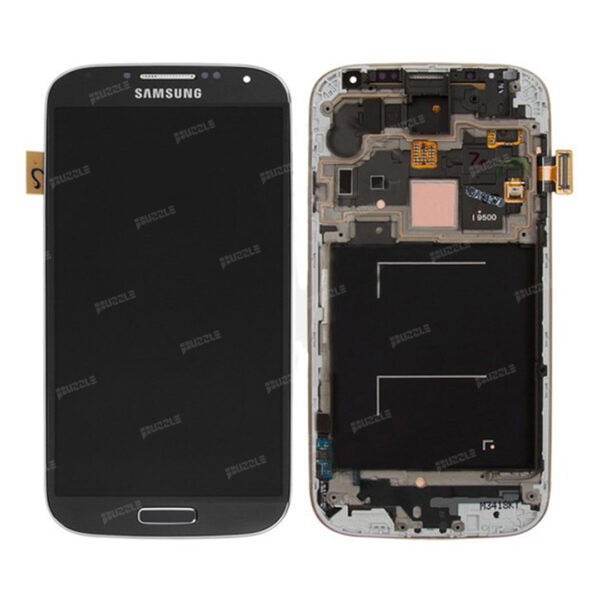 ال سی دی گلس تعویض سامسونگ Samsung S4 مدل i9500 با فریم - Samsung S4 9500 01