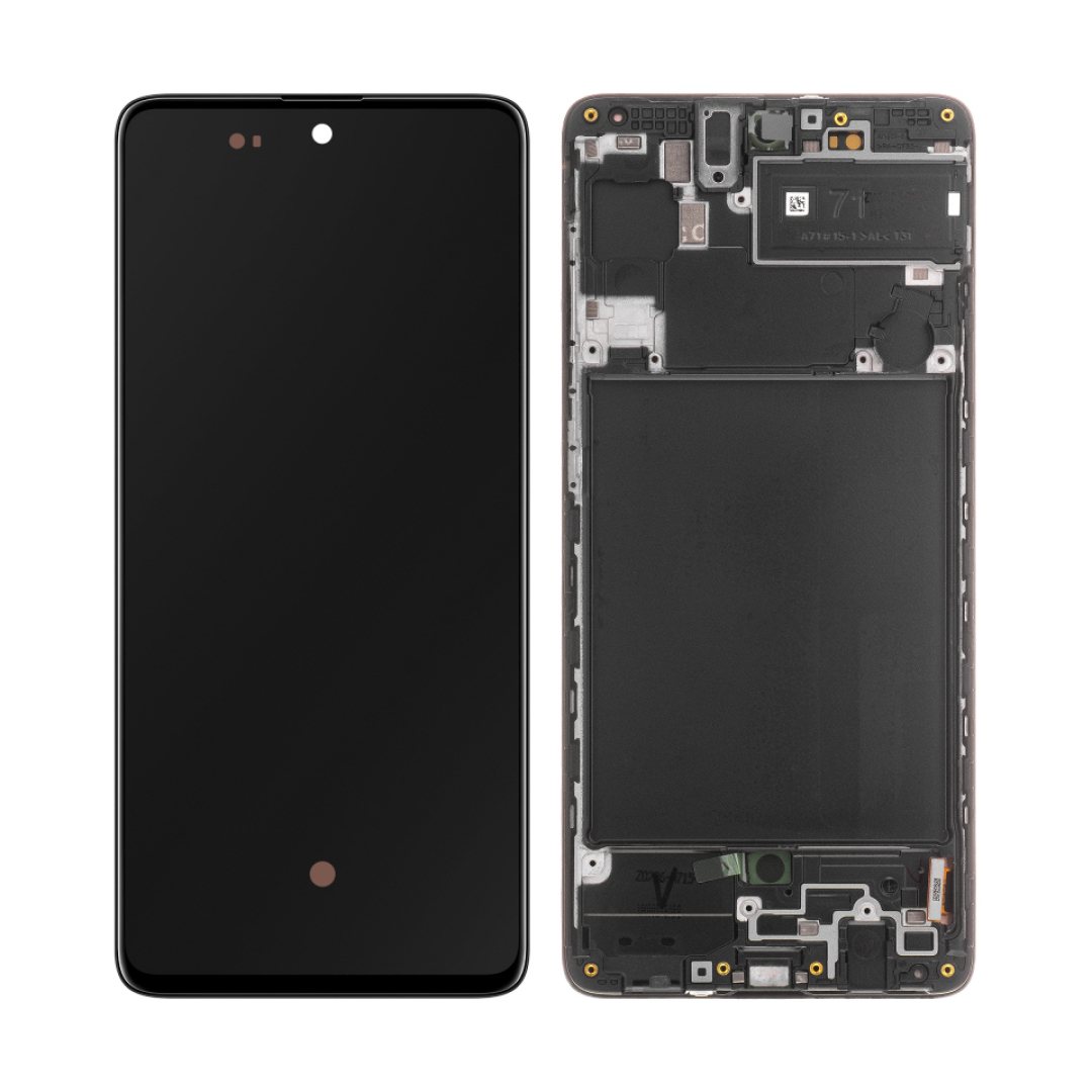 عکس ال سی دی آی سی Big Glass سامسونگ Samsung A71 مدل A715 با فریم -شماره 1