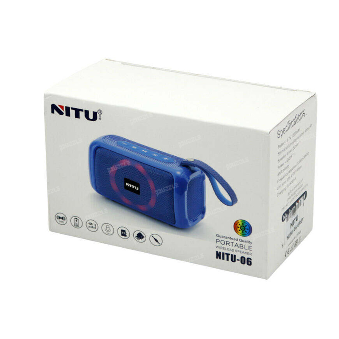 اسپیکر بلوتوثی قابل حمل نیتو مدل NITU 6