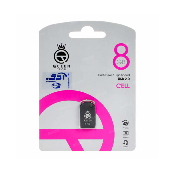 فلش 8 گیگابایت Queen Cell USB 2 - Queen Cell 8GB usb2 flash memory