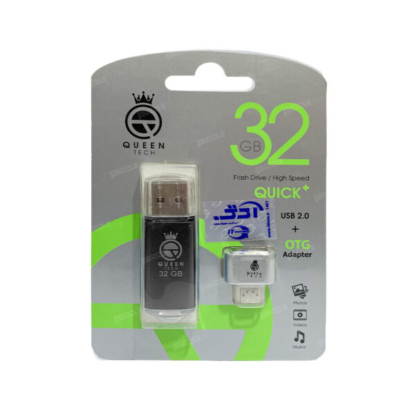فلش 32 گیگابایت Queen Quick plus USB 2 - Queen Quick plus 32GB usb2 flash memory 2