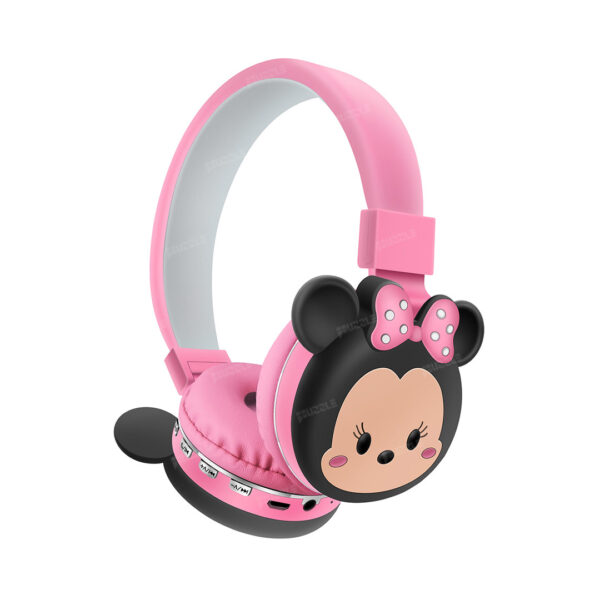 هدفون بی سیم بچه گانه طرح میکی موس NM-17 - Childrens wireless headphones with Mickey Mouse design NM 17 01
