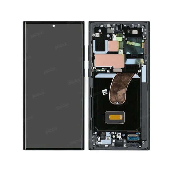ال سی دی اورجینال سامسونگ Samsung S23 Ultra مدل S918 با فریم - SAMSUNG S23 Ultra S918 ORIGINAL LCD WITH FRAME