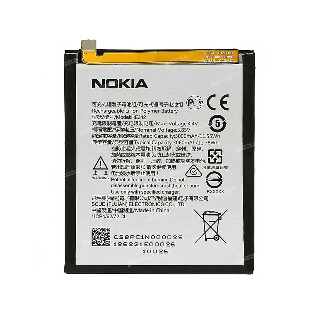 باتری اصلی نوکیا Nokia 5.1 Plus / 6.1 Plus / 6.1 / 7.1 HE342