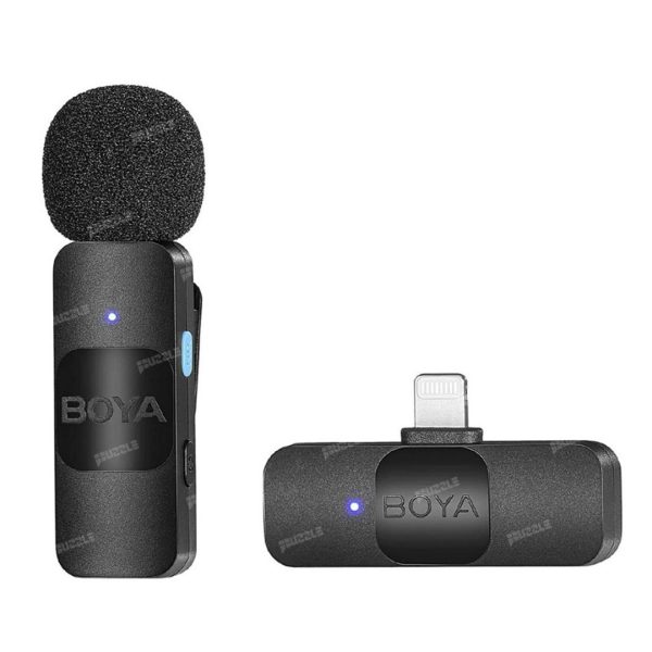 میکروفون بی‌سیم بویا مدل BOYA BY-V1 لایتنینگ - Boya BOYA BY V1 For lightning Wireless Microphone 01