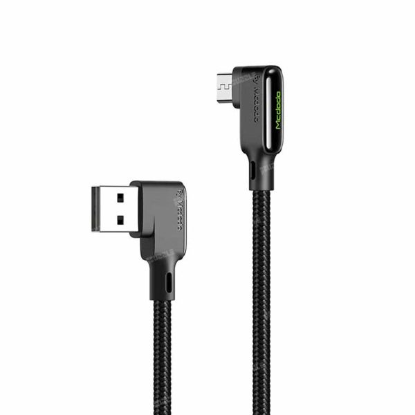 کابل یو اس بی به میکرو یو اس بی 90 درجه مک دودو مدل Mcdodo CA-7530 - macdodo ca 7530 usb to micro usb cable 01