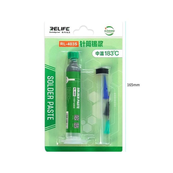 خمیر قلع 183 درجه سرنگی Relife RL-403S