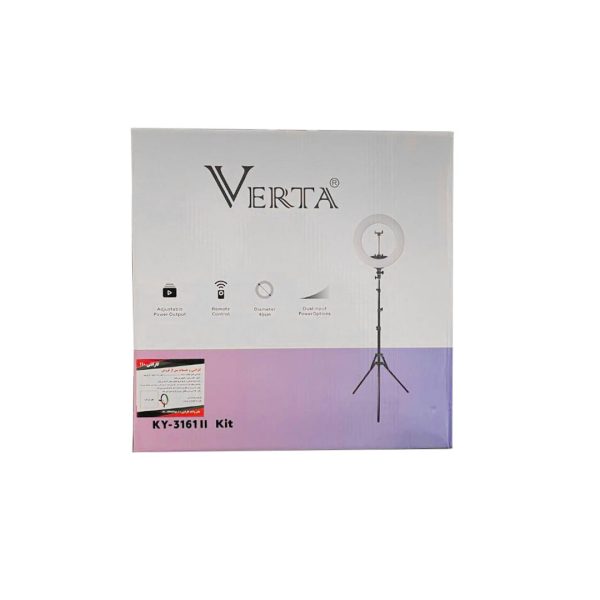 رینگ لایت ورتا Verta Ring Light KY-3161 II به همراه پایه