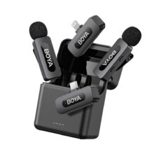میکروفون یقه ای بی سیم دوکاره بویا مدل V3 COMBO رابط Type C و Lightning