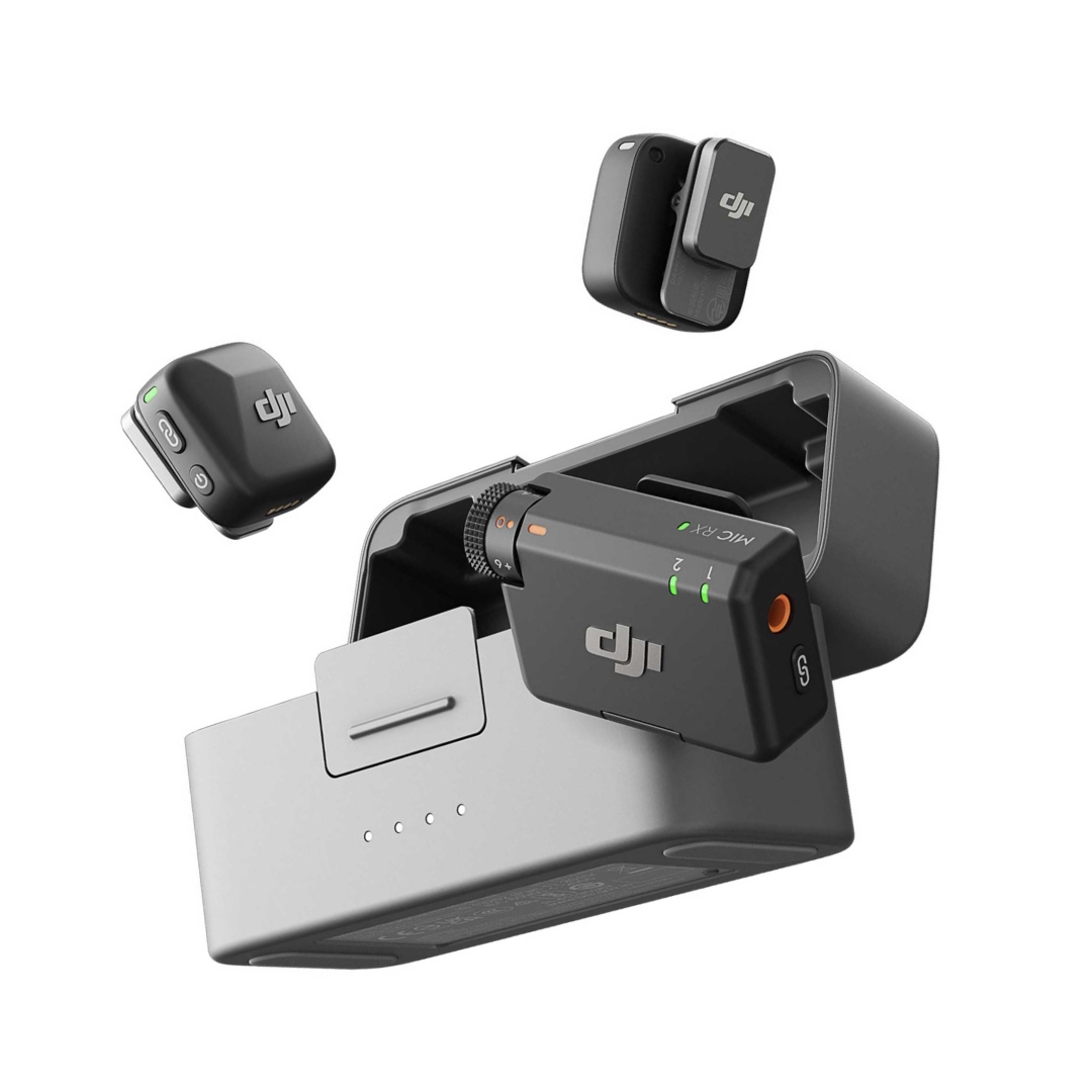 عکس میکروفون یقه ای بی سیم دو کاربره دی جی آی مدل DJI MIC MINI2 -شماره 1