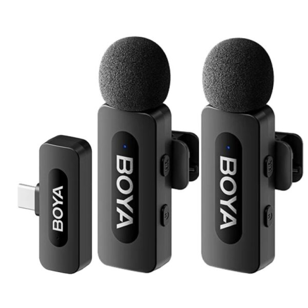 عکس میکروفون بی‌سیم بویا مدل BOYA BY-V20 V2 تایپ سی -شماره 1