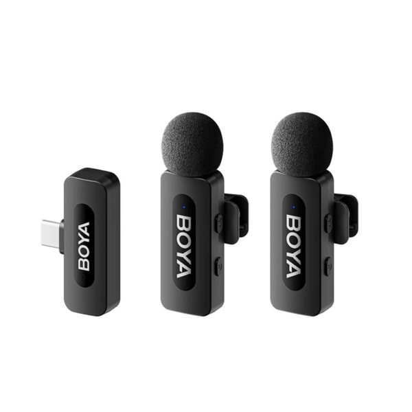 عکس میکروفون بی‌سیم بویا مدل BOYA BY-V20 V2 تایپ سی -شماره 1
