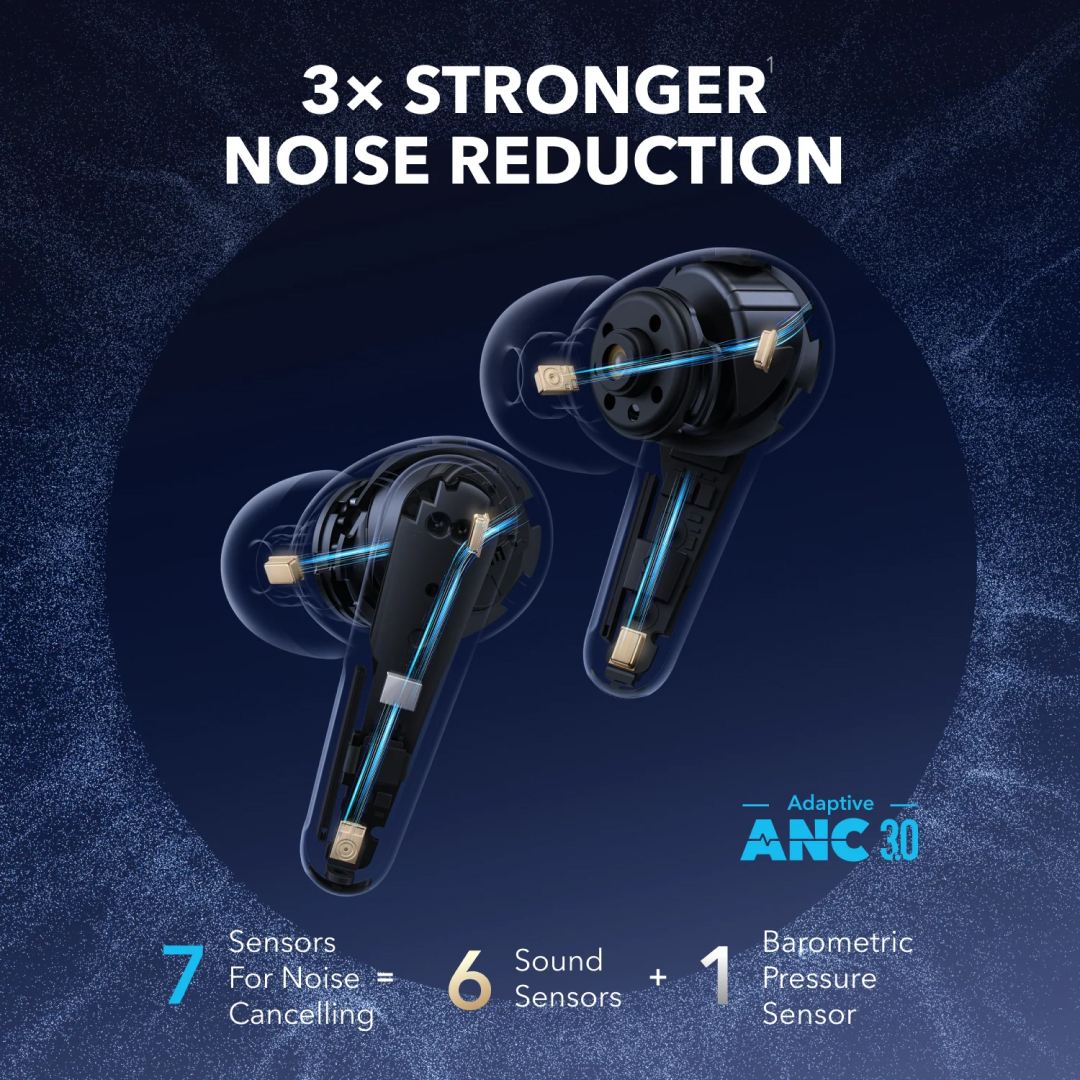 حذف نویز در هندزفری بی سیم انکر مدل Anker Soundcore Liberty 4 Pro