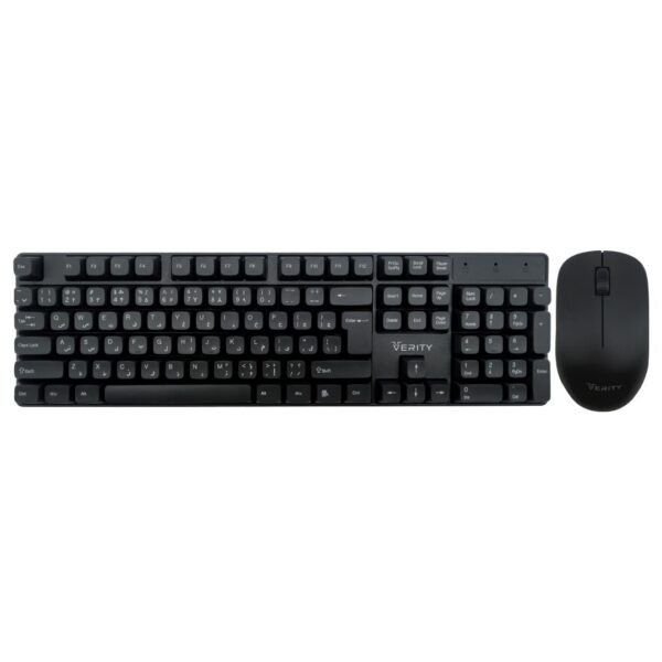عکس موس و کیبورد باسیم وریتی مدل Verity V-KB6141W -شماره 1