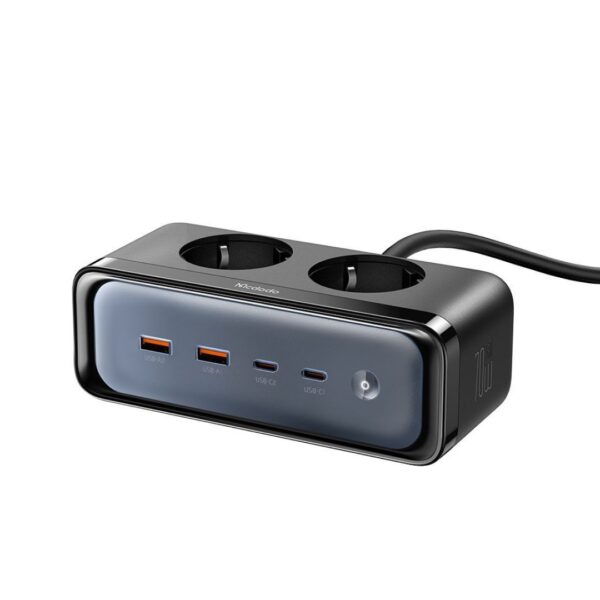 عکس آداپتور شارژ و چند راهی محافظ برق 70 وات مک دودو مدل MCDODO GaN CH-4610 -شماره 1