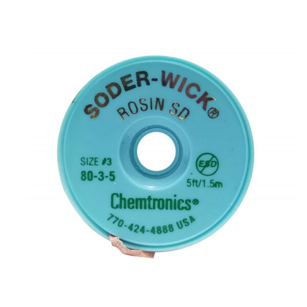 عکس سیم قلع کش آمریکایی 2mm سایز 3 CHEMTRONICS SW -شماره 1