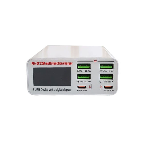 عکس شارژر رومیزی 6 پورت WLX-896C -شماره 1