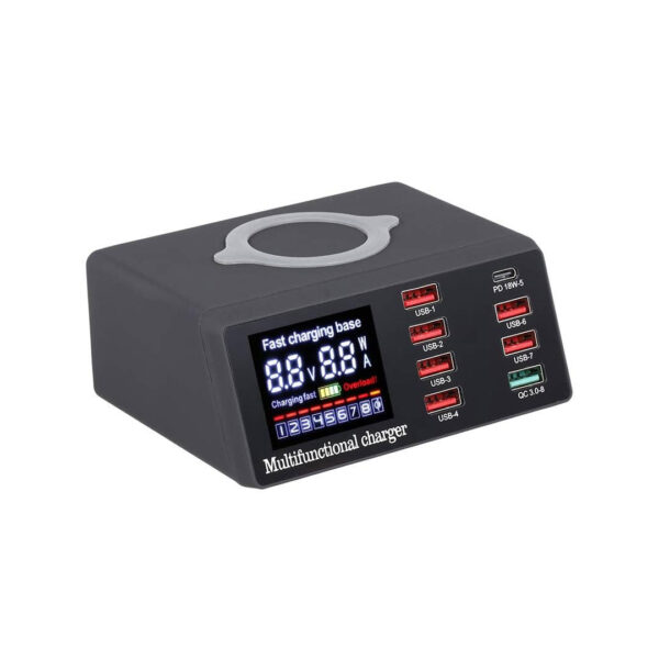عکس شارژر رومیزی 8 پورت وایرلس WLX-X9 -شماره 1