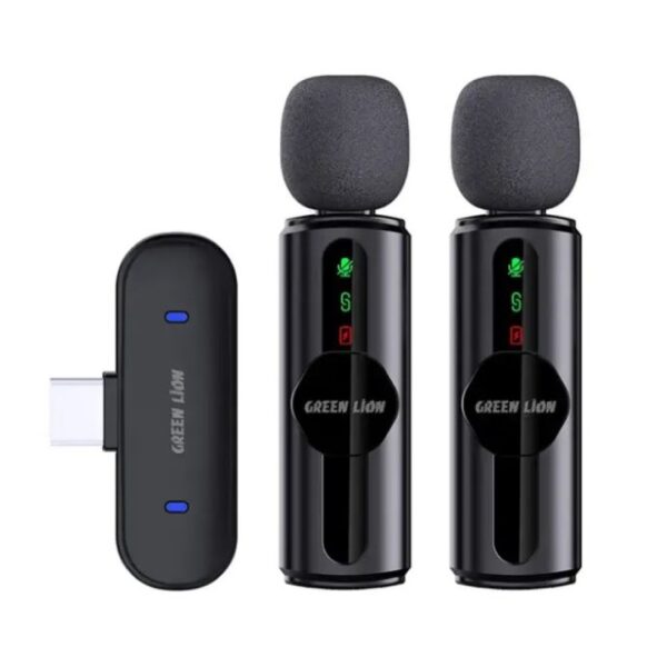 عکس میکروفون سه کاره بی سیم گرین لاین Green Lion GM-76X -شماره 1
