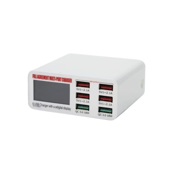عکس شارژر رومیزی 6 پورت WLX-896 Plus -شماره 1