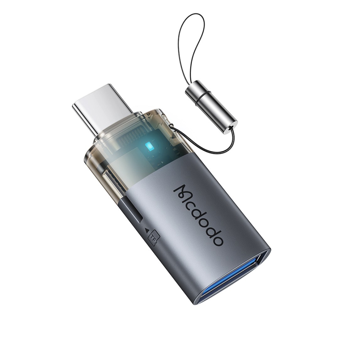 عکس کارت‌خوان و تبدیل USB-A به تایپ سی مک دودو مدل Mcdodo OT-760 -شماره 1