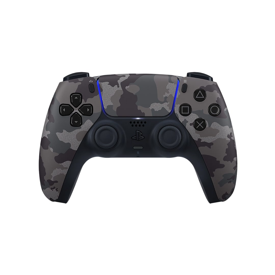 عکس دسته بازی پلی استیشن 5 سونی مدل DualSense CFI-ZCT1W دسته DualSense CFI-ZCT1W رنگ Gray Camouflage