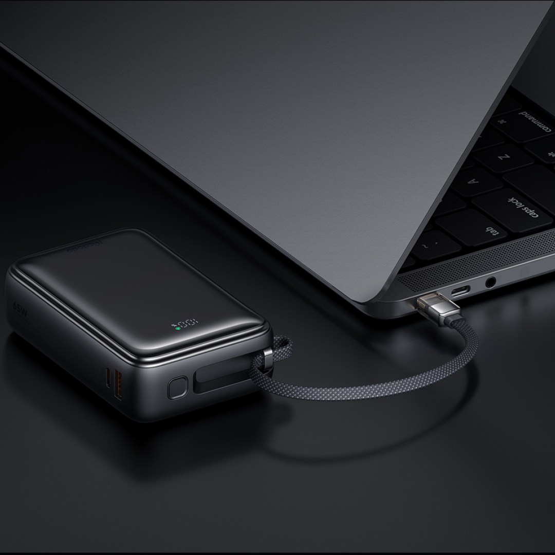 عکس پاوربانک 65 وات مک دودو مدل MC-637 ظرفیت 20000mAh با کابل جمع شونده پاوربانک 65 وات مک دودو مدل MC-637 ظرفیت 20000 میلی آمپر ساعت مناسب برای شارژ لپ تاپ