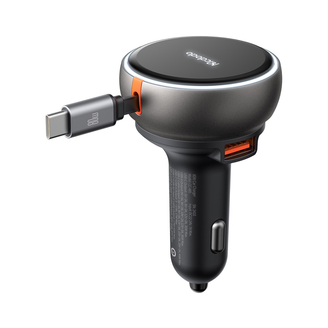 del-70825-cover.jpg عکس شارژر فندکی 80 وات مک دودو مدل Mcdodo CC-485 -شماره 5