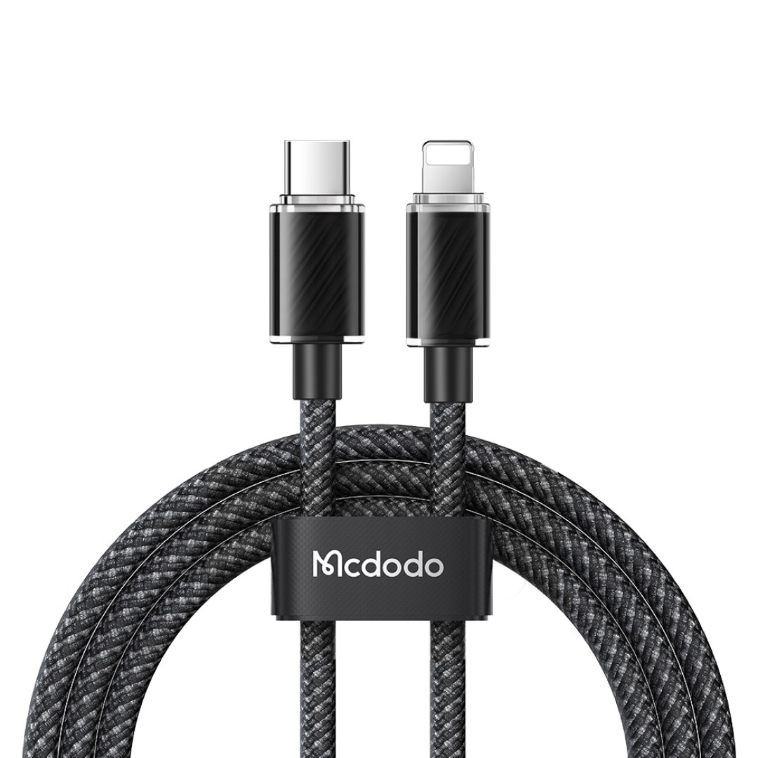 عکس کابل شارژ سریع و دیتا تایپ سی به لایتنینگ 36 وات مدل Mcdodo CA-366
