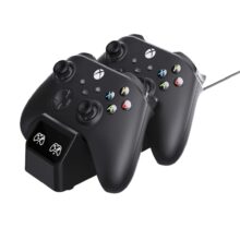 شارژ دو کنترلر همزمان با پایه شارژر دسته بازی ایکس باکس اسپارک فاکس برای Xbox Series X/S مدل W20X513