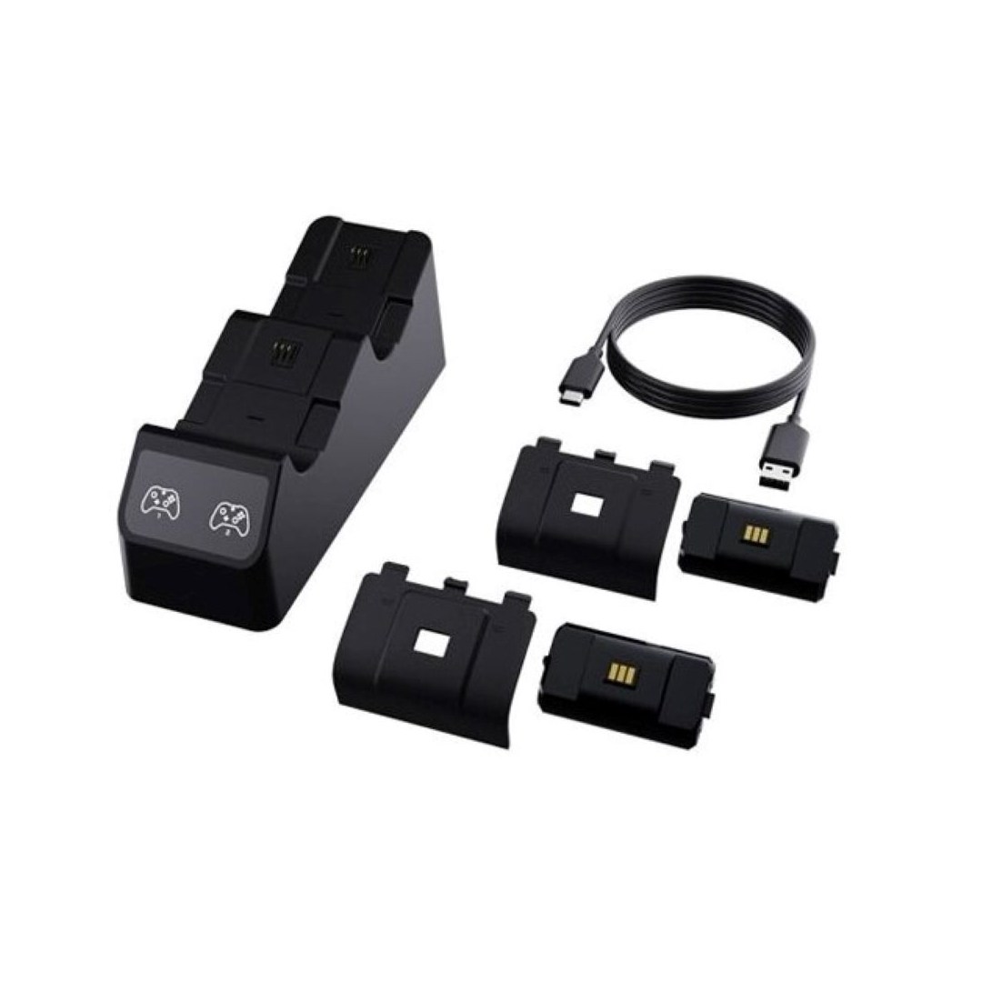 عکس پایه شارژر دسته بازی اسپارک فاکس مناسب Xbox Series X/S مدل W20X513 اقلام همراه sparkfox W20X513 Dual Charging station