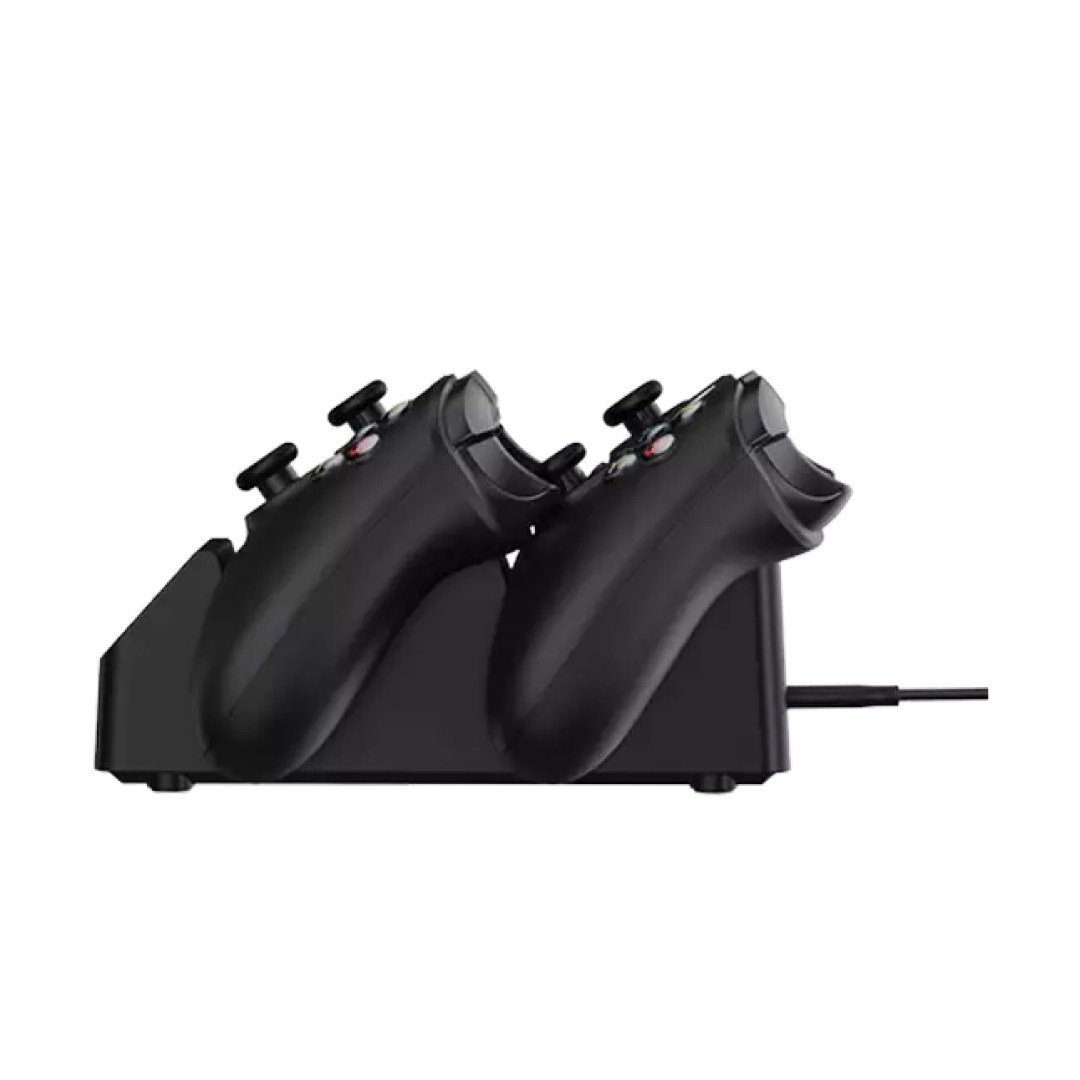 عکس پایه شارژر دسته بازی اسپارک فاکس مناسب Xbox Series X/S مدل W20X513 sparkfox W20X513 Dual Charging station از زاویه کنار
