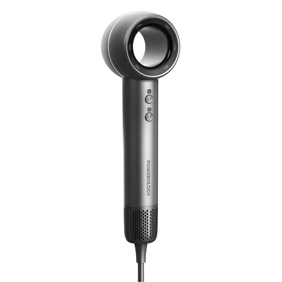 Powerology PXMLV10GR lonFusion Hot & Cold Hair Dryer