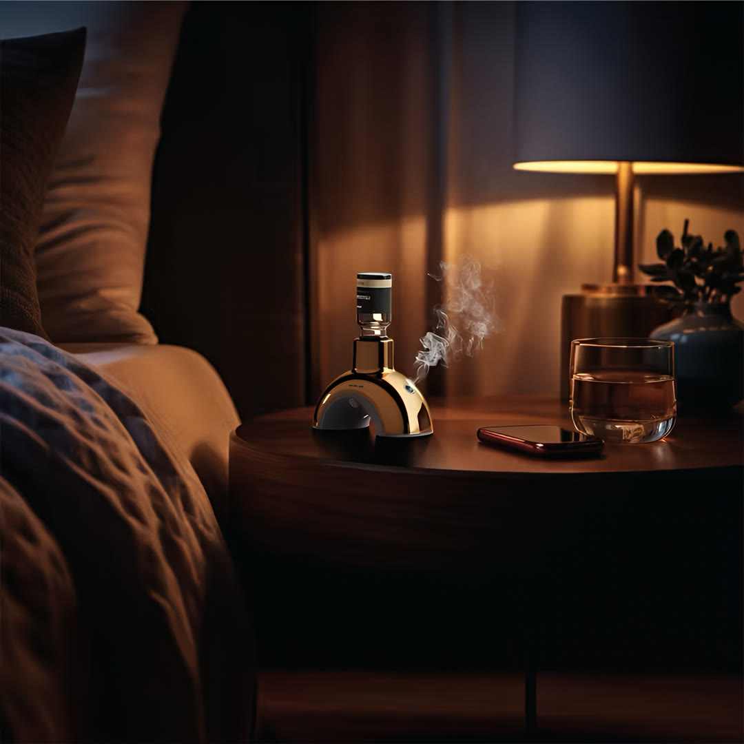 عکس خوشبوکننده هوا گرین لاین مدل OLARA به همراه اسانس اضافه Green Lion OLARA Fragrance Diffuser GNOLMFRDFGD